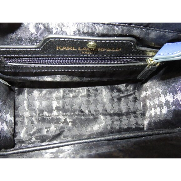 Karl Lagerfeld Maybelle Logo Karl & Cat Top Handle Satchel Crossbody Handbag